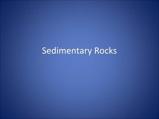 Sedimentary Rocks
 