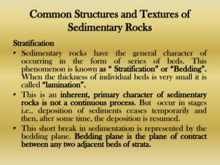 Lamination Rocks Sedimentary Rocks | PPTX