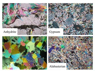 Alabasterian
Anhydrite Gypsum
 