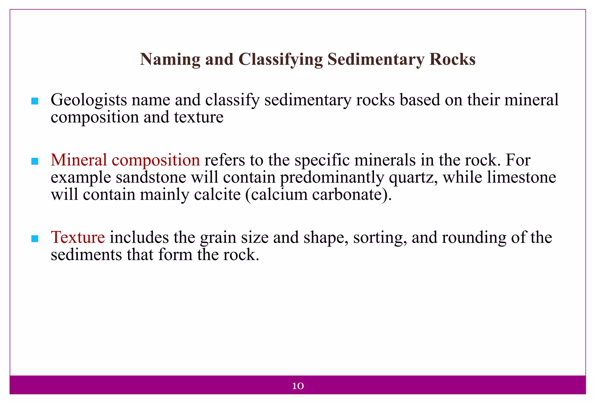 Sedimentary rocks | PPTX