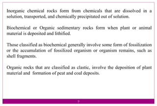 Sedimentary rocks | PPTX