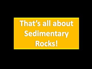 Sedimentary rocks