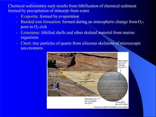 Precipition Rocks Sedimentary rocks class converted | PPTX