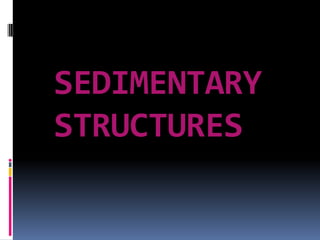 SEDIMENTARY
STRUCTURES
 