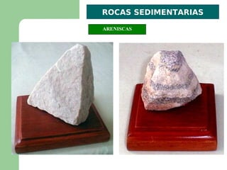 ROCAS SEDIMENTARIAS

ARENISCAS
 