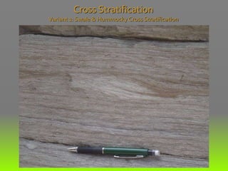 Cross Stratification
Variant 1: Swale & Hummocky Cross Stratification
 