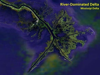 River-Dominated Delta
Mississipi Delta
 