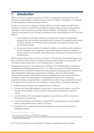 Role of Evidence in Policy Making | PDF