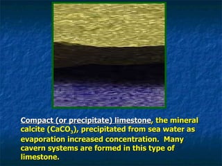 Precipitated Rocks Sedimentary & Metamorphic Rocks | PPT