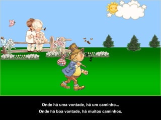 Perceba a profundidade, a riqueza e o poder da bondade divina...  Sinta esse "DEUS" que olha por você em todos os dias de sua vida... Onde há uma vontade, há um caminho... Onde há boa vontade, há muitos caminhos. 