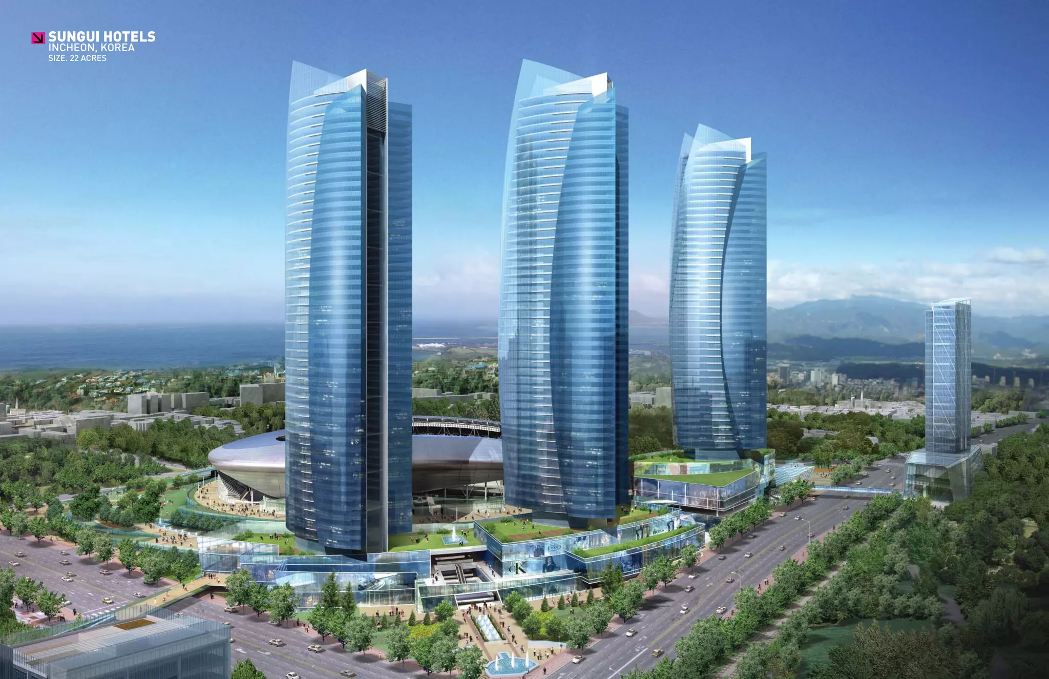 SUNGUI HOTELS
>
INCHEON, KOREA
SIZE. 22 ACRES
 