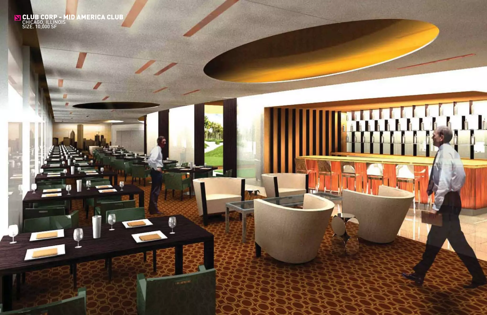 CLUB CORP - MID AMERICA CLUB
>
CHICAGO, ILLINOIS
SIZE. 10,000 SF
 