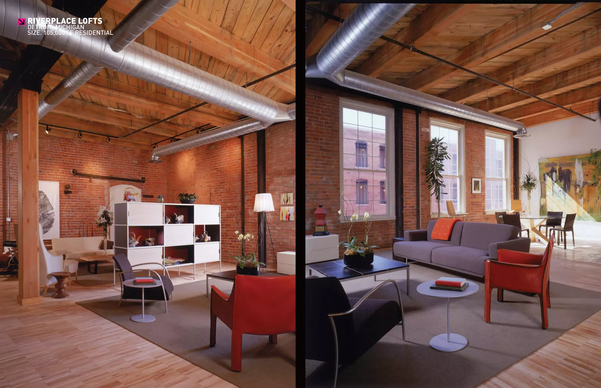 RIVERPLACE LOFTS
>
DETROIT, MICHIGAN
SIZE. 105,000 SF RESIDENTIAL
 