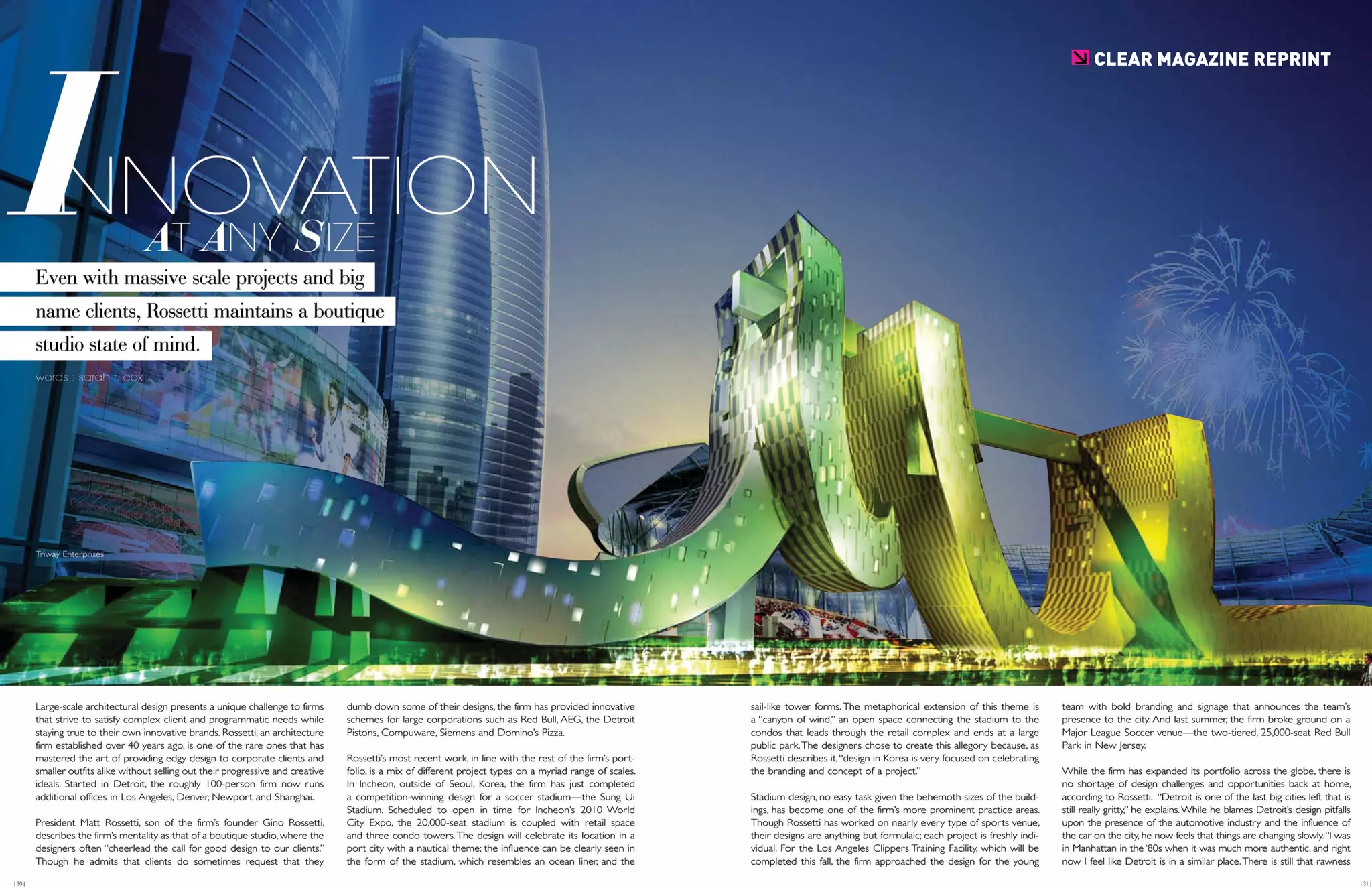 CLEAR MAGAZINE REPRINT




>
 