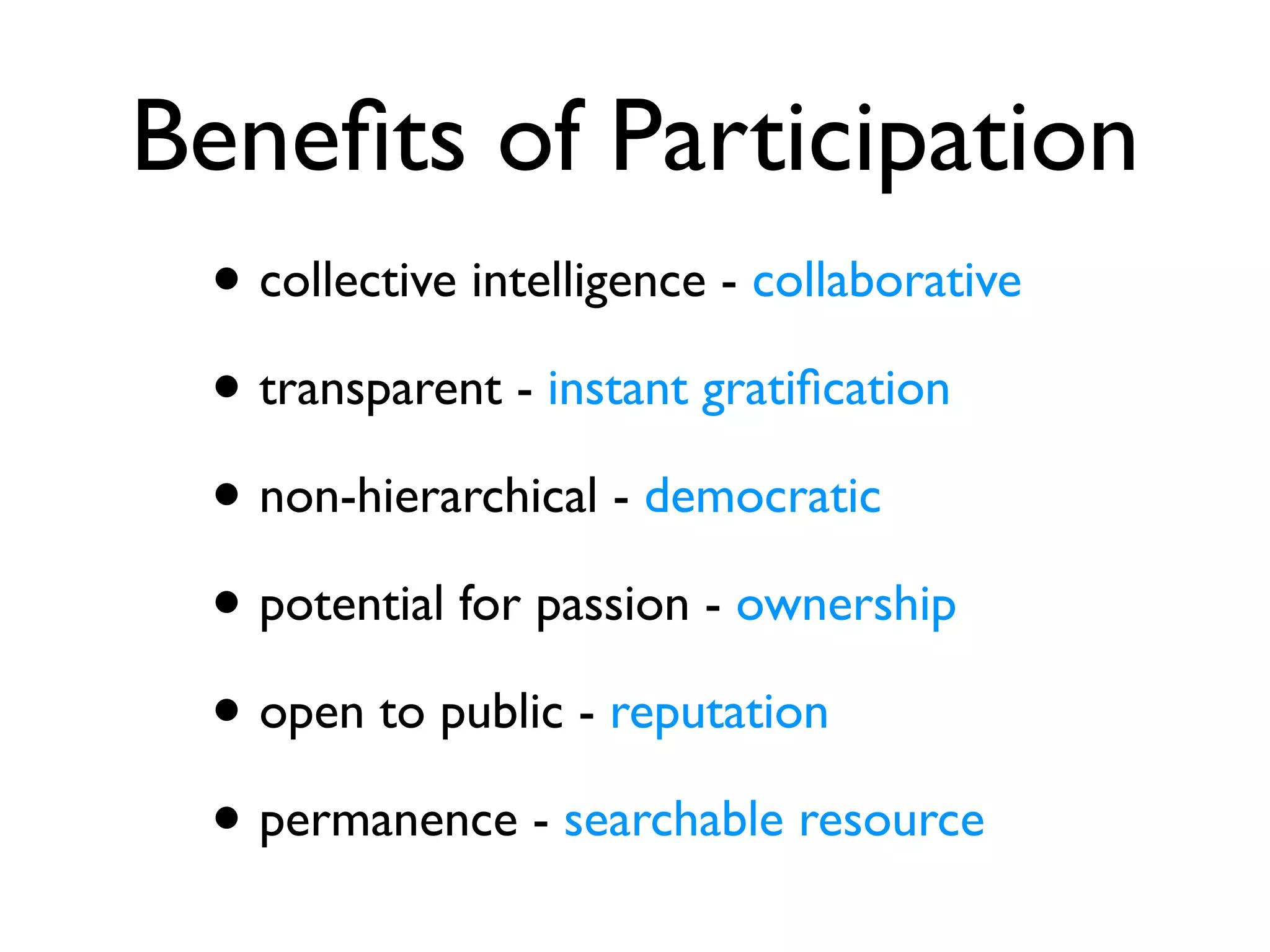 Seduction Of The Swarm: Understanding patterns of online participation