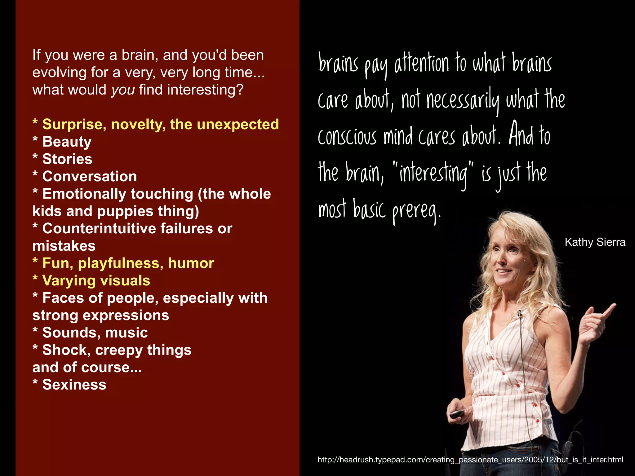 The Art & Science of Seductive Interactions