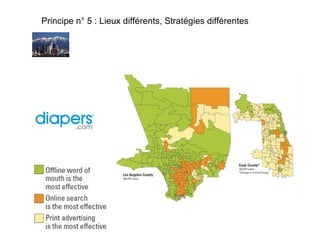 Principe n° 5 : Lieux différents, Stratégies différentes

 