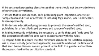 Seed Source Inspection SEED ppt | PPTX