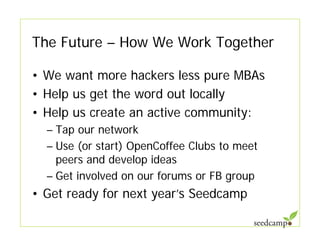 Seedcamp Overview