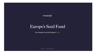 Seedcamp Fund VI Fundraising Deck