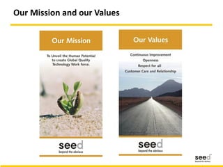 Our Mission and our Values
 