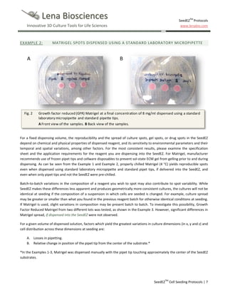 SeedEZ 3D cell culture methods and protocols - cell seeding | PDF