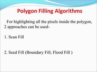 Seed filling algorithm | PPT