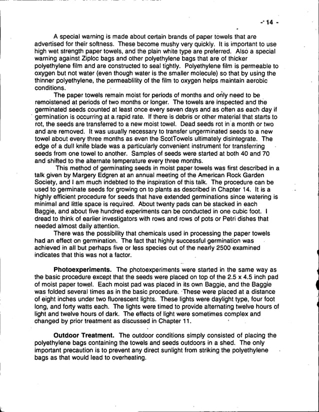 Seed Germination Theory And Practice