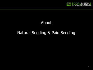 About

Natural Seeding & Paid Seeding




                                 5
 