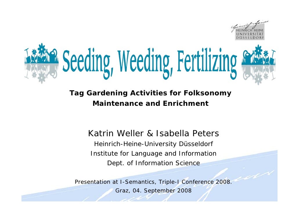seeding weeding fertilizing tag