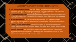 Multiplication Breeding seed multiplication bm.pptx cskhpkv palampur | PPTX