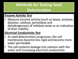 Seed physiology and genetics | PPTX