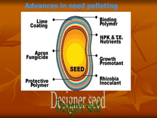 Advances in seed pelleting
 