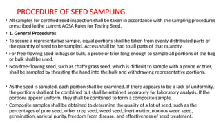 Seed Quality Testing and assurance schemes.pptx