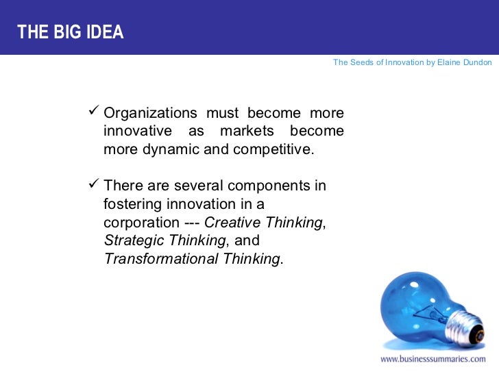 Seeds Of Innovation
