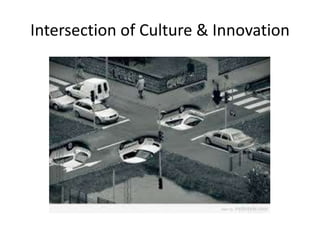Intersection of Culture & Innovation 
 