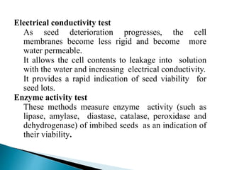 Seed senescence | PPTX