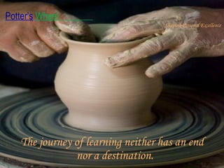 The journey of learning neither has an end nor a destination.  