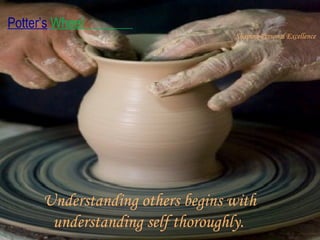 Understanding others begins with understanding self thoroughly.   