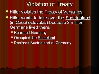 Seeds of World War II | PPT