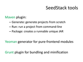 SeedStack feature tour