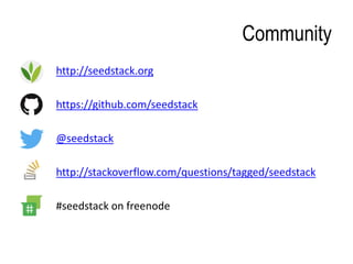 SeedStack feature tour