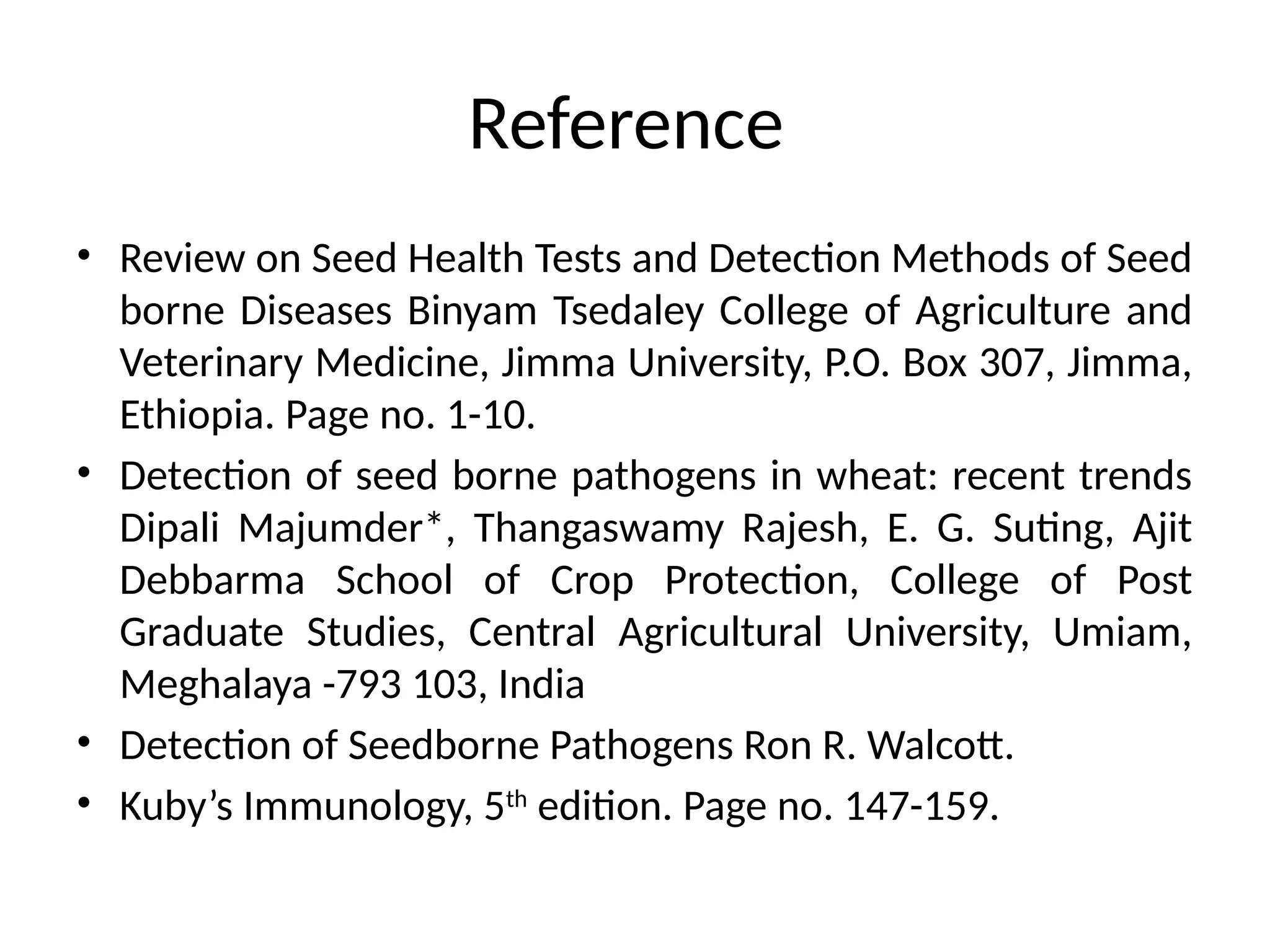 SEED TESTING AND DETECTION METHODS FOR SEED BORNE.pptx