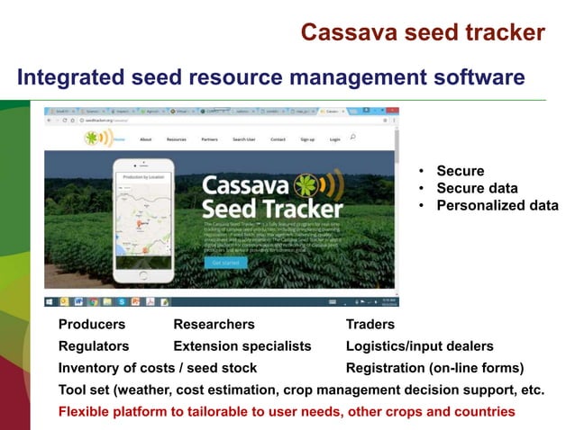 Cassava Seed Tracker Presentation PPT