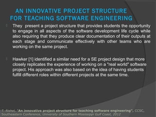 Software Engineering education and teaching | PPT