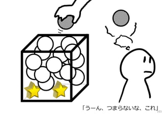 「うーん、つまらないな、これ」
              103
 