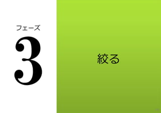 フェーズ




       絞る



            181
 