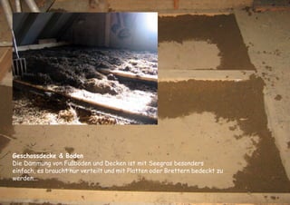 Seegras als Dämmstoff