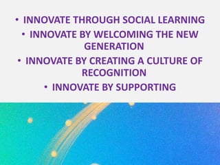 Change Must Come From Within