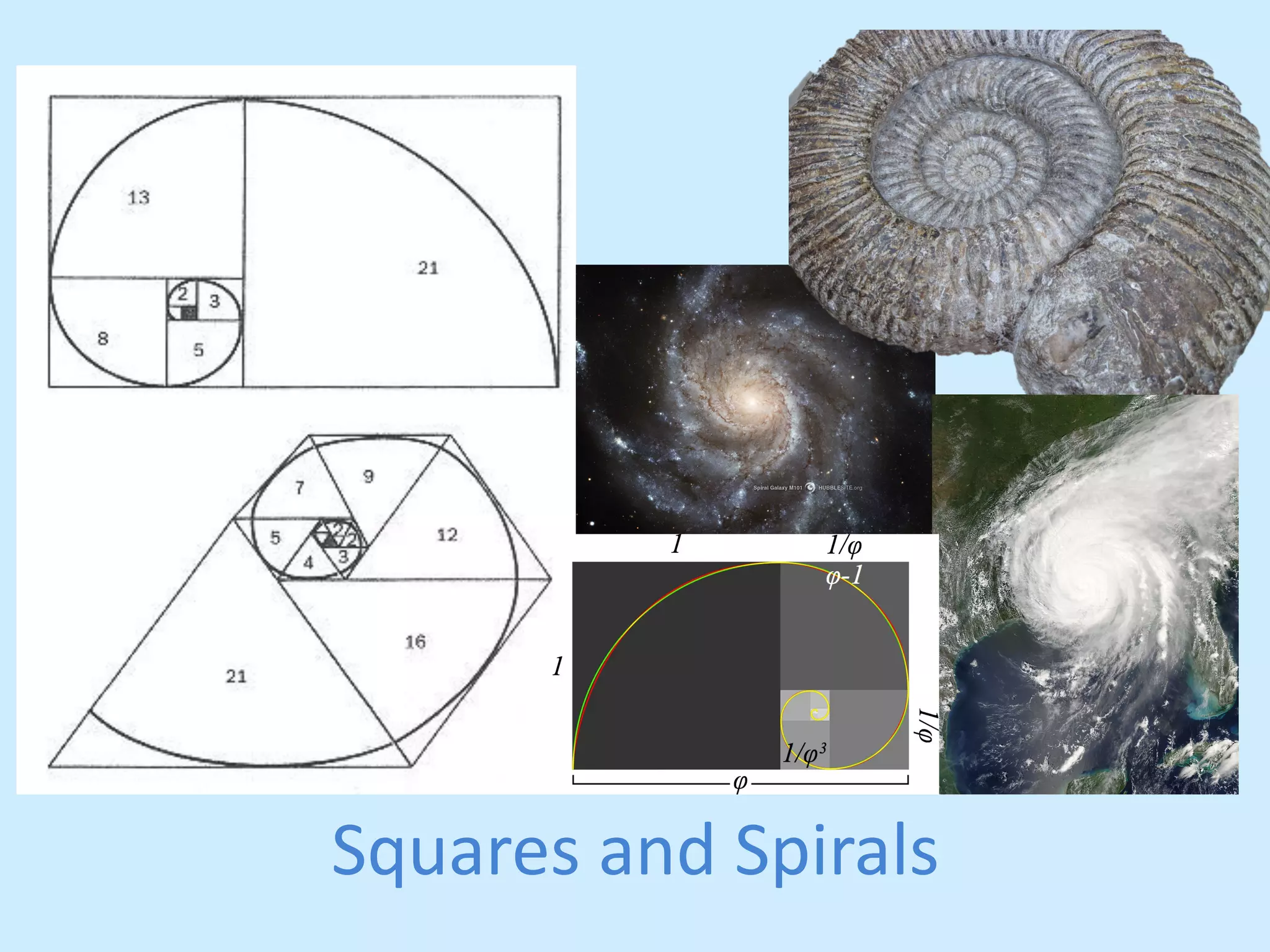 Squares 
and 
Spirals 
 